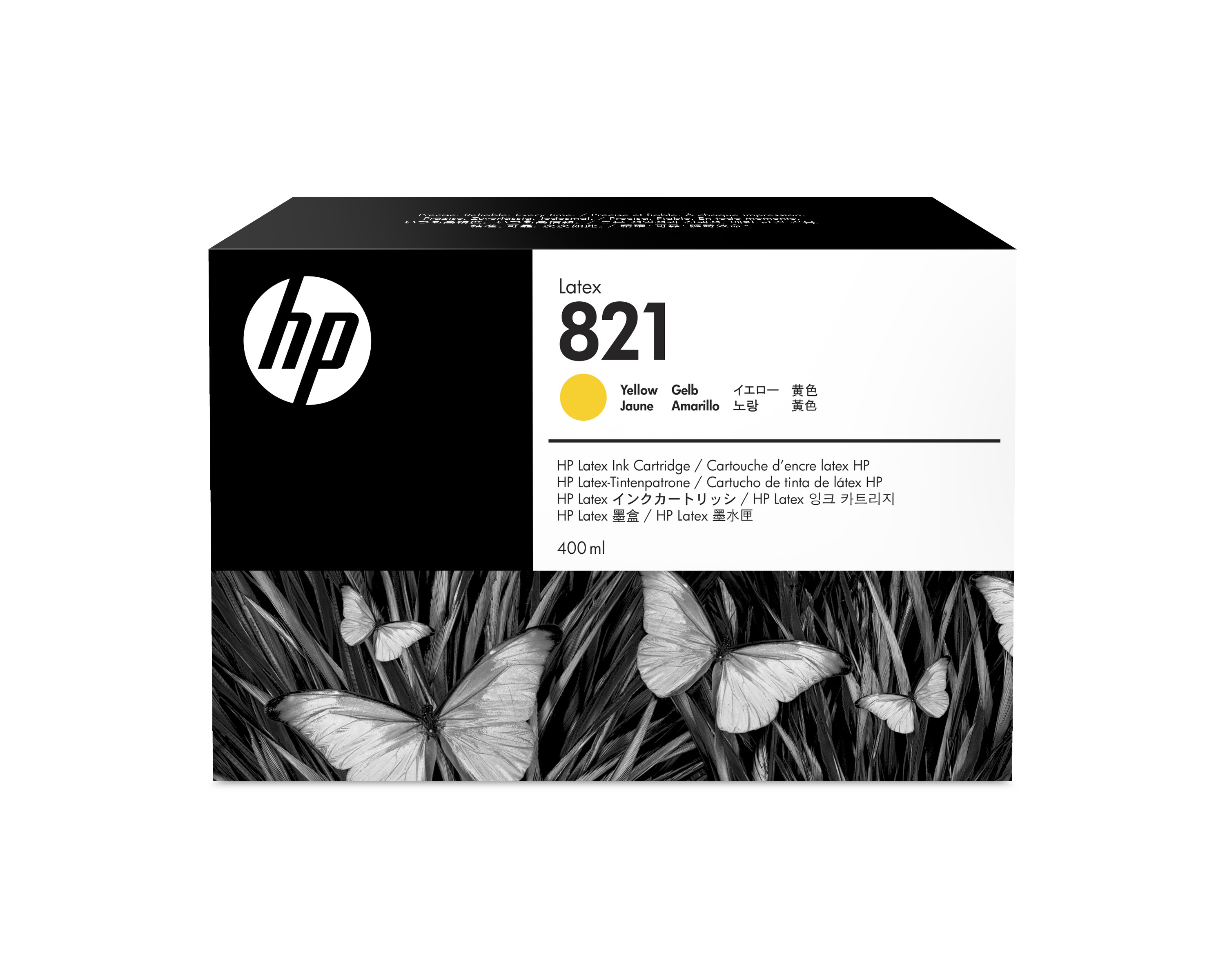 HP 821A Latex Tinte gelb - 400 ml HP 821A Latex Tinte gelb - 400 ml