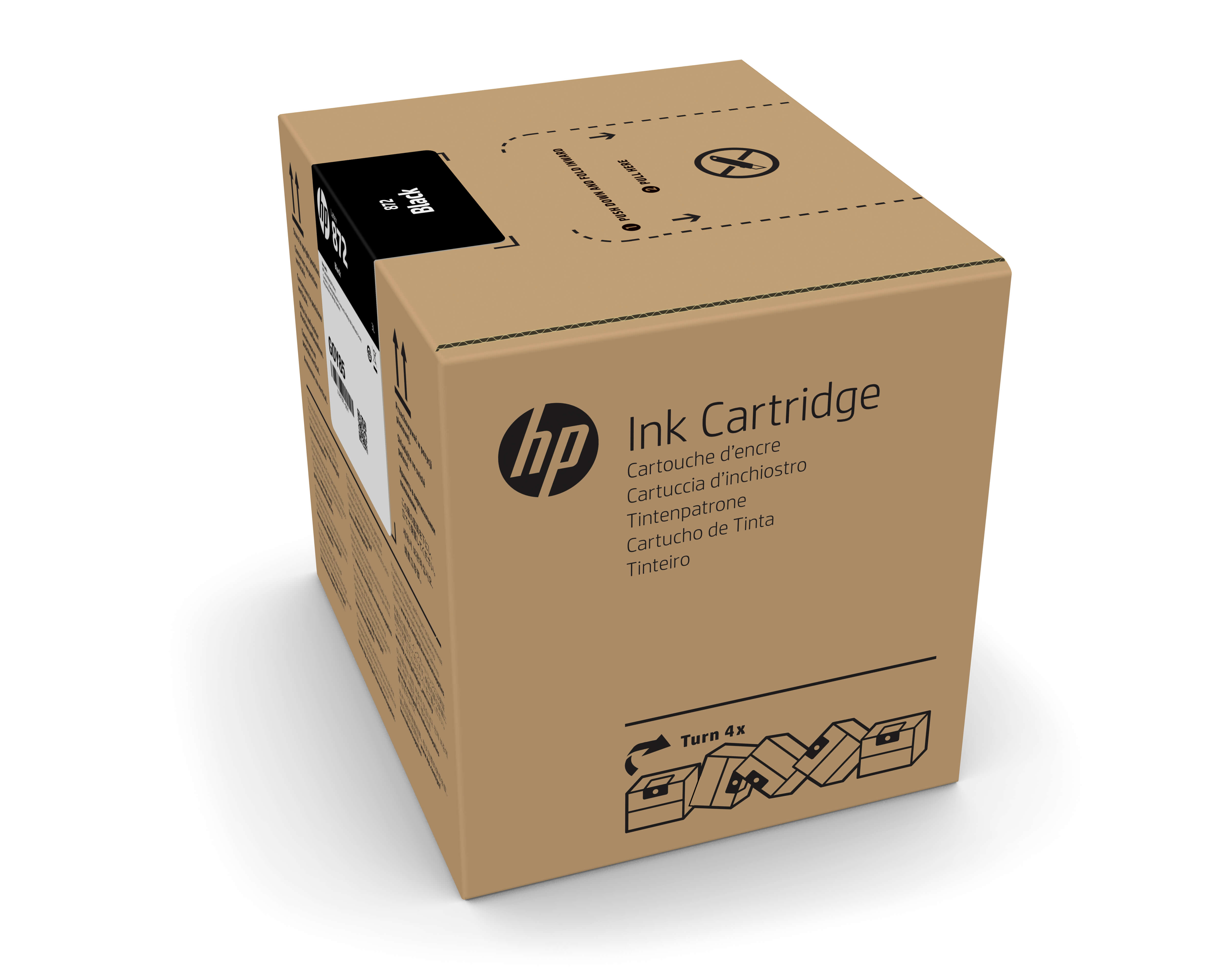 HP 872 Latex Tinte schwarz - 3000 ml HP 872 Latex Tinte schwarz - 3000 ml