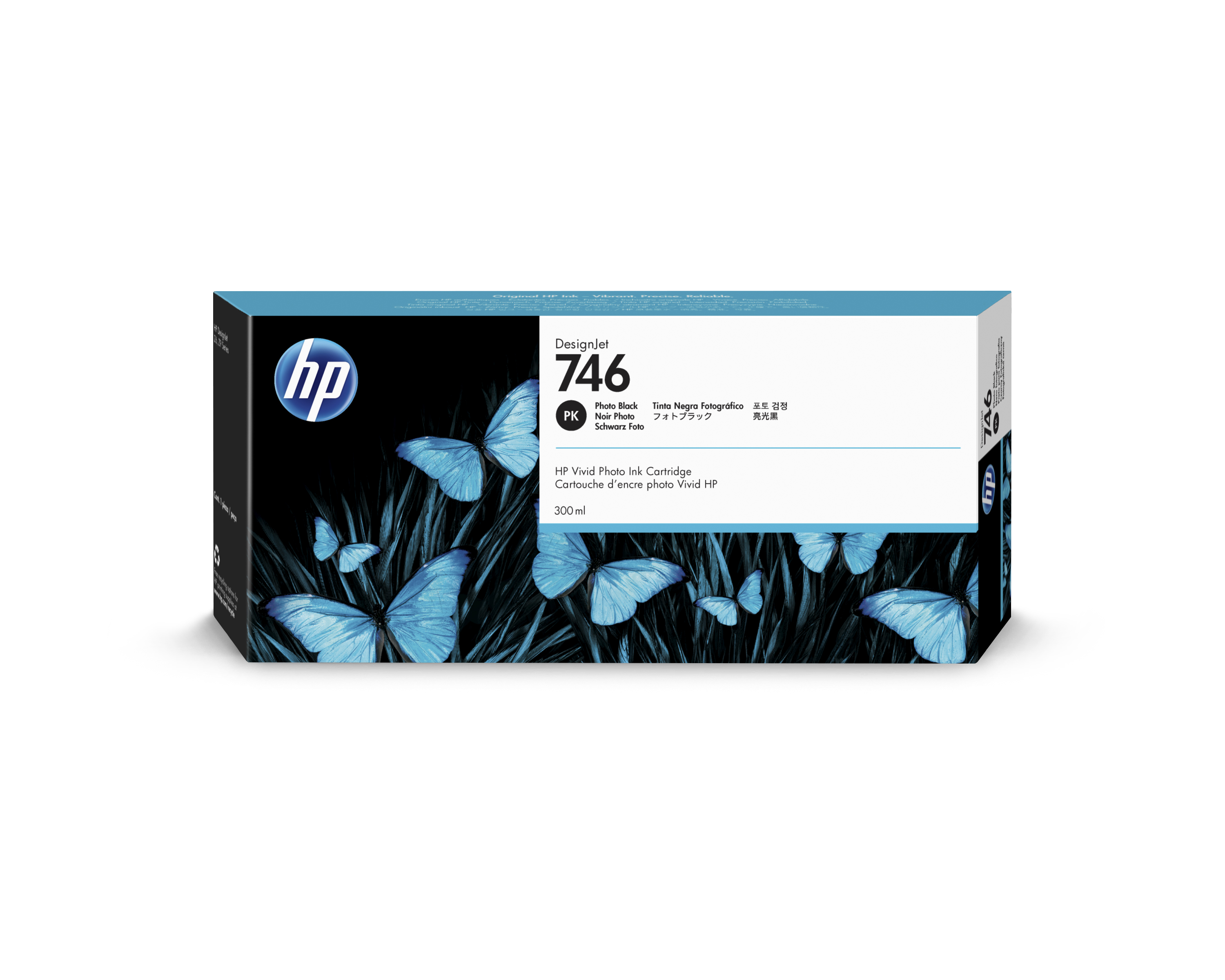 HP 746 Original Tinte foto schwarz - 300 ml