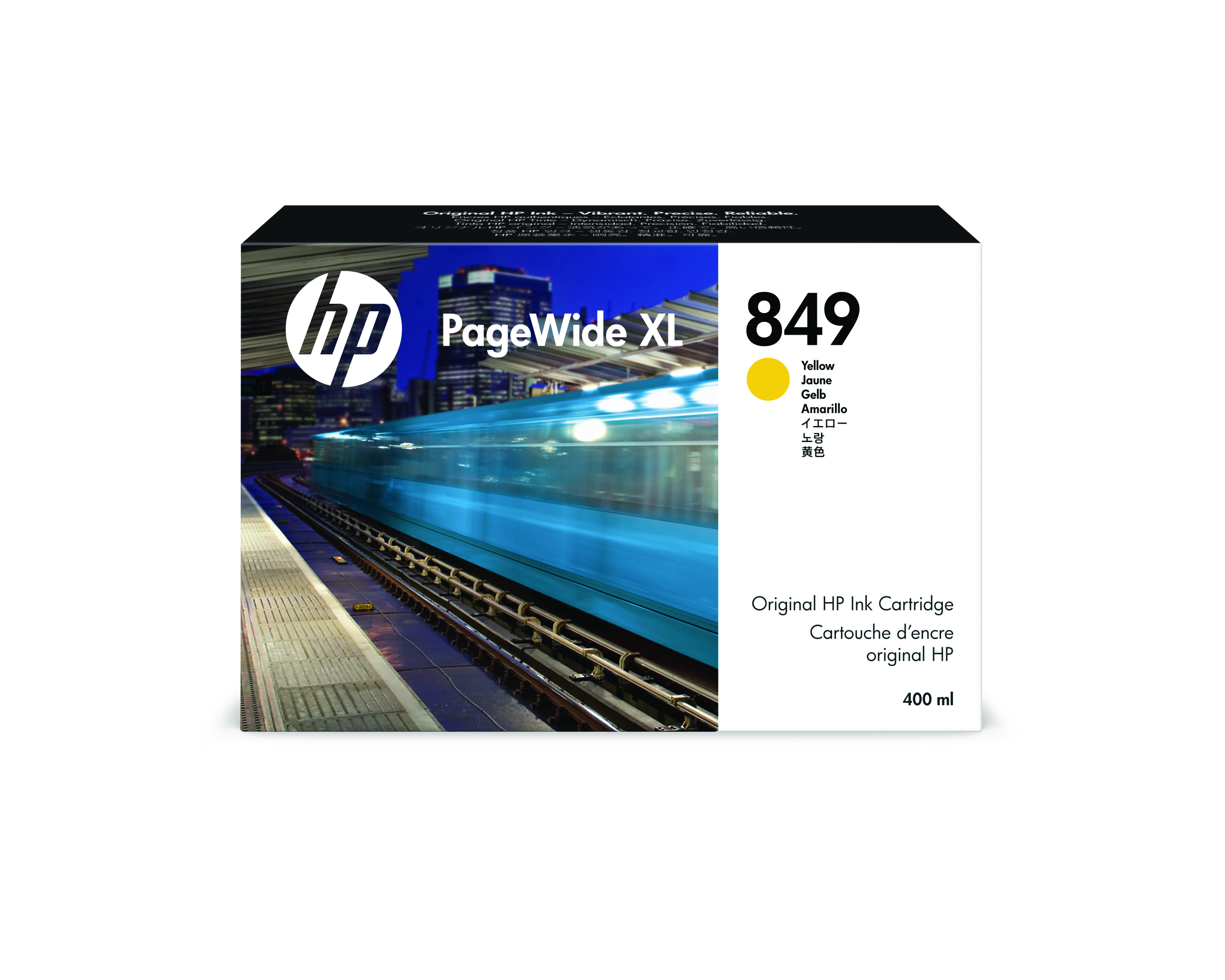 HP 849 PageWide Tinte gelb - 400 ml