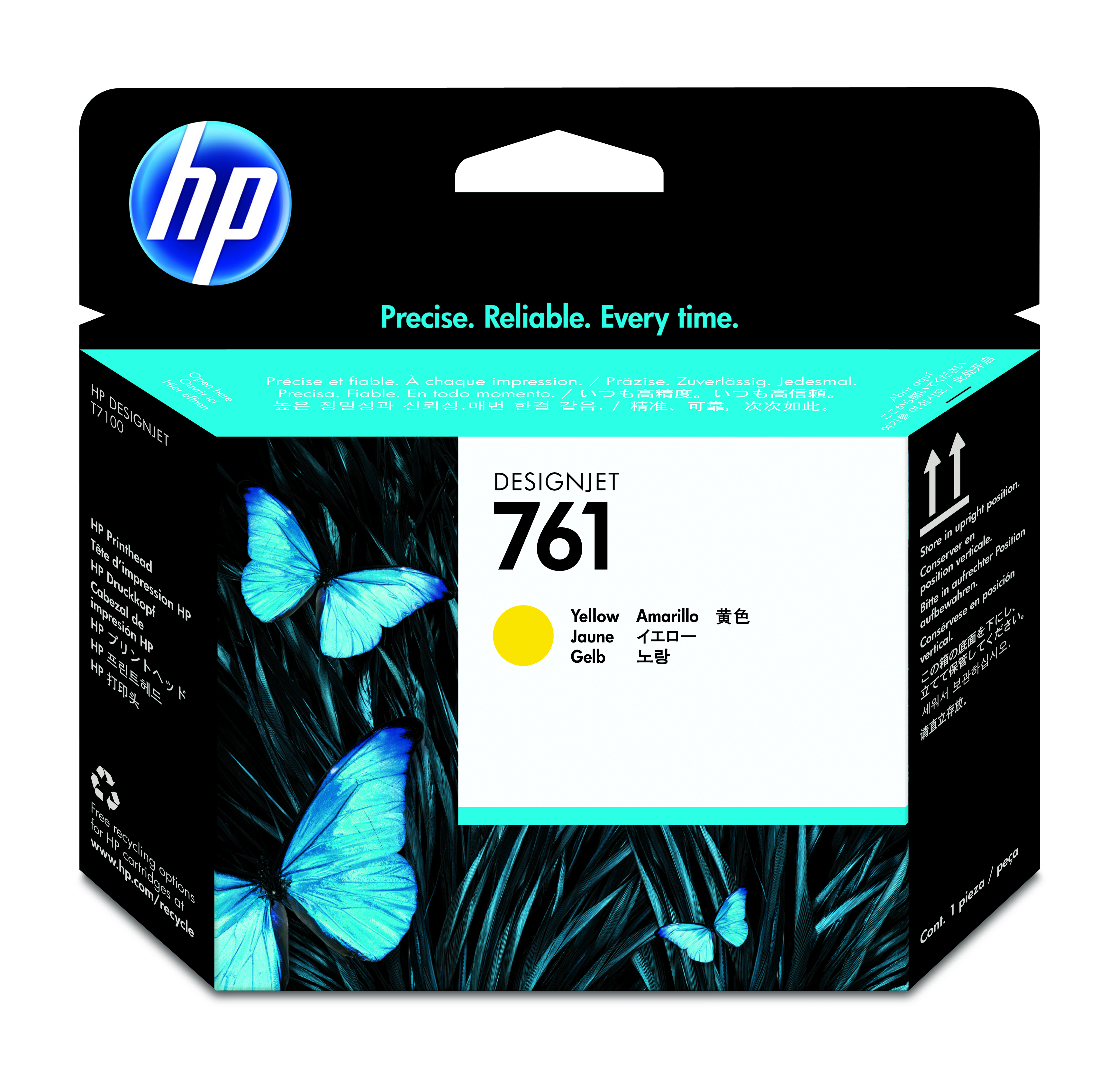 HP 761 Original Druckkopf gelb