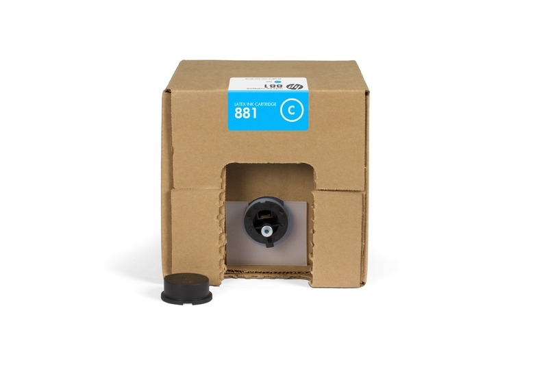 HP 881 Latex Tinte cyan - 5000 ml HP 881 Latex Tinte cyan - 5000 ml