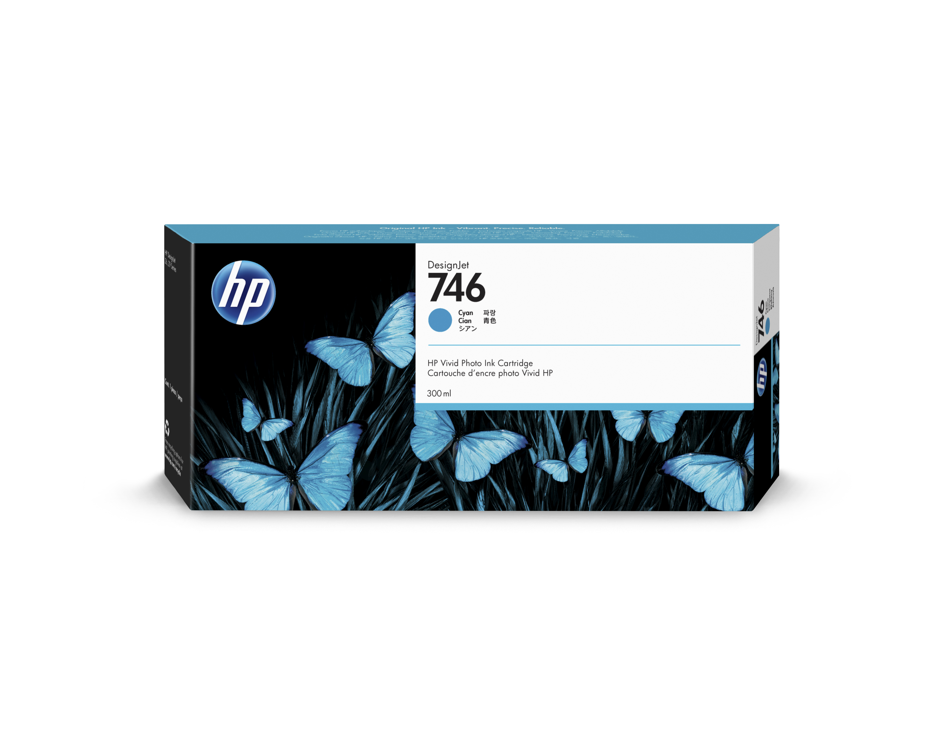 HP 746 Original Tinte cyan - 300 ml