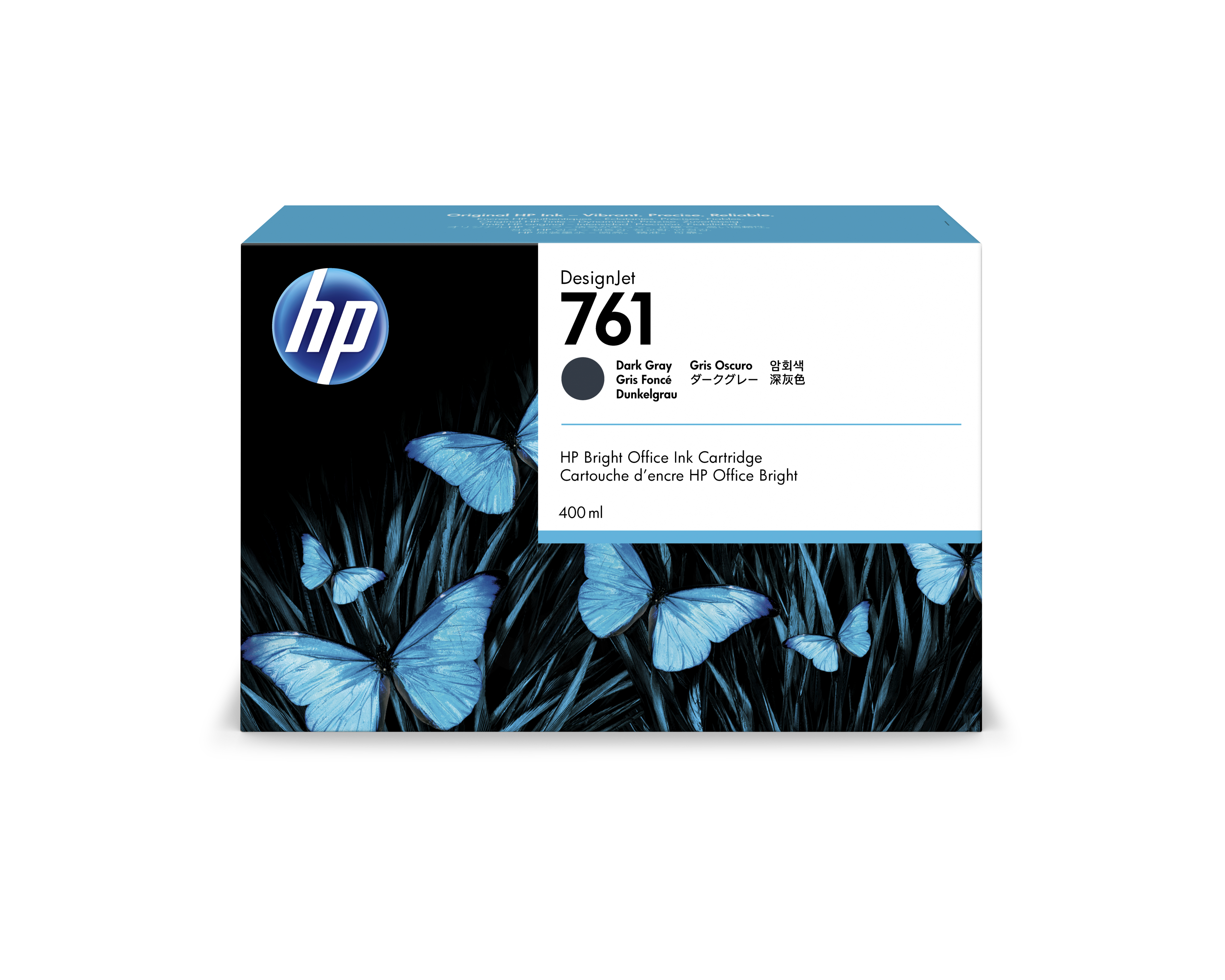 HP 761 Original Tinte dunkel grau - 400 ml