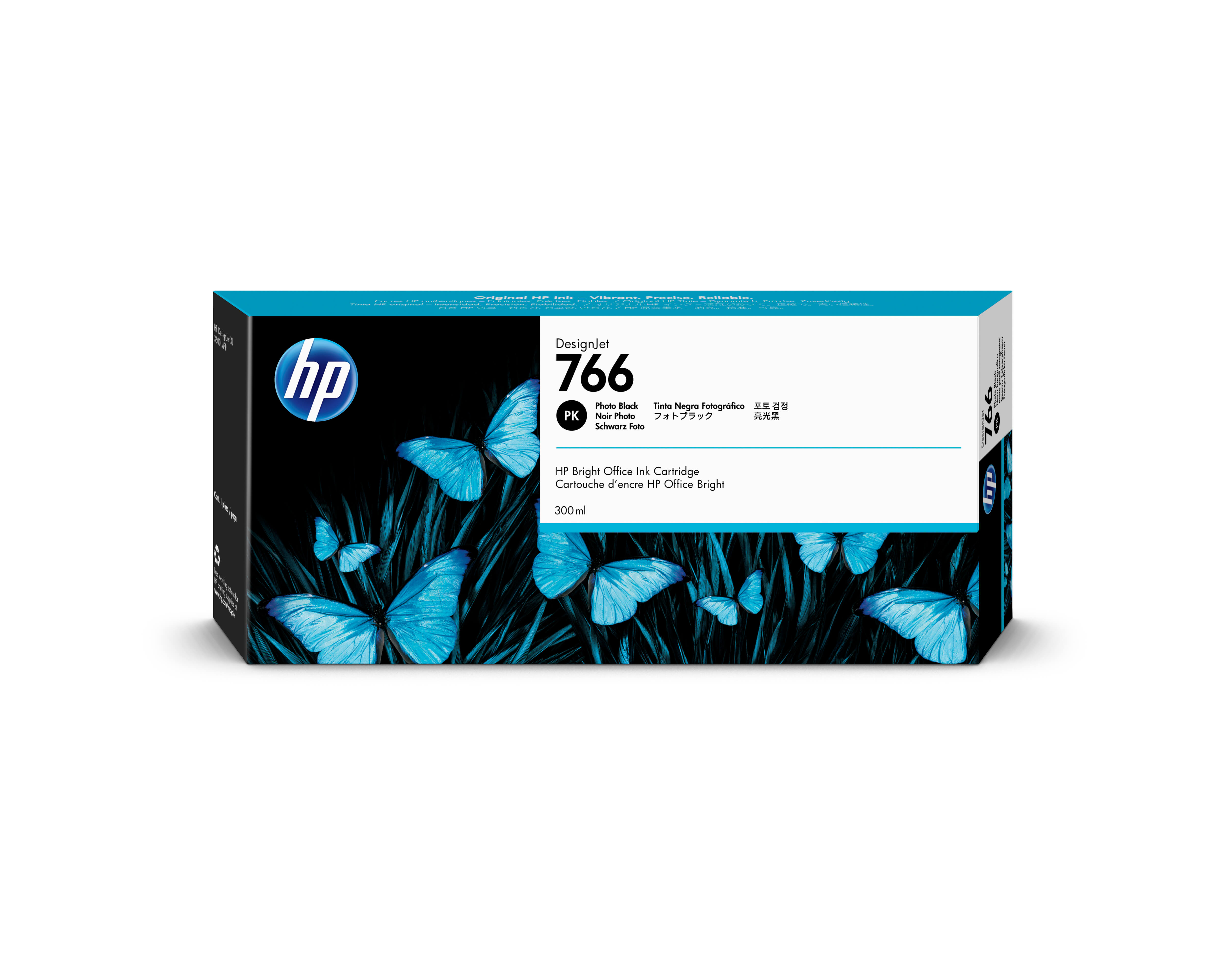 HP 766 Original Tinte foto schwarz - 300 ml