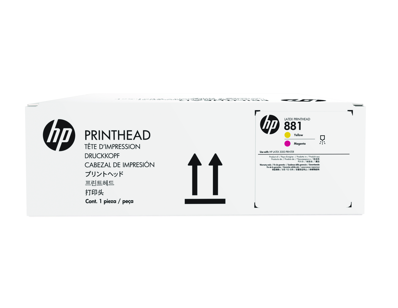 HP 881 Original Druckkopf gelb und magenta HP 881 Original Druckkopf gelb und magenta