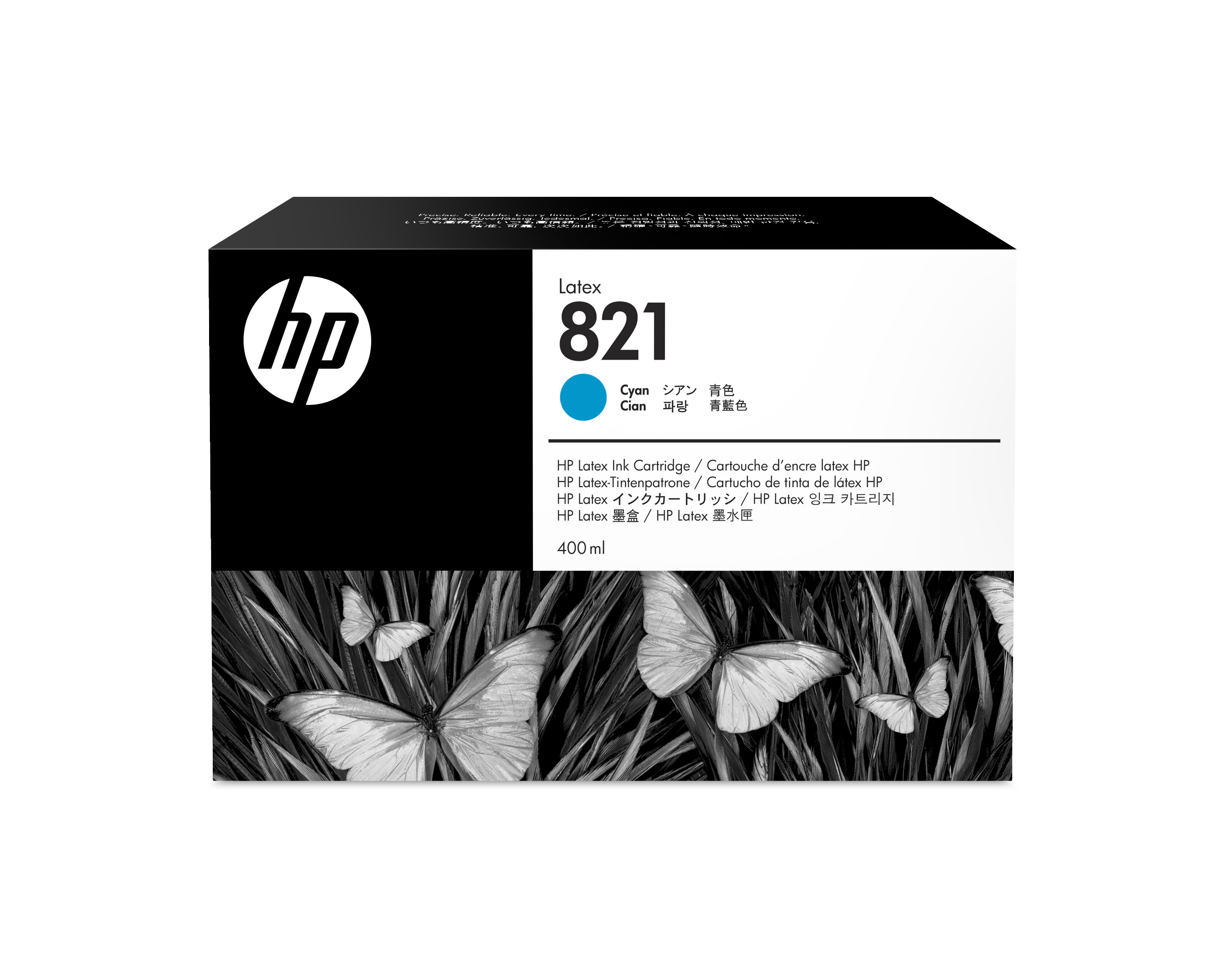 HP 821A Latex Tinte cyan - 400 ml HP 821A Latex Tinte cyan - 400 ml