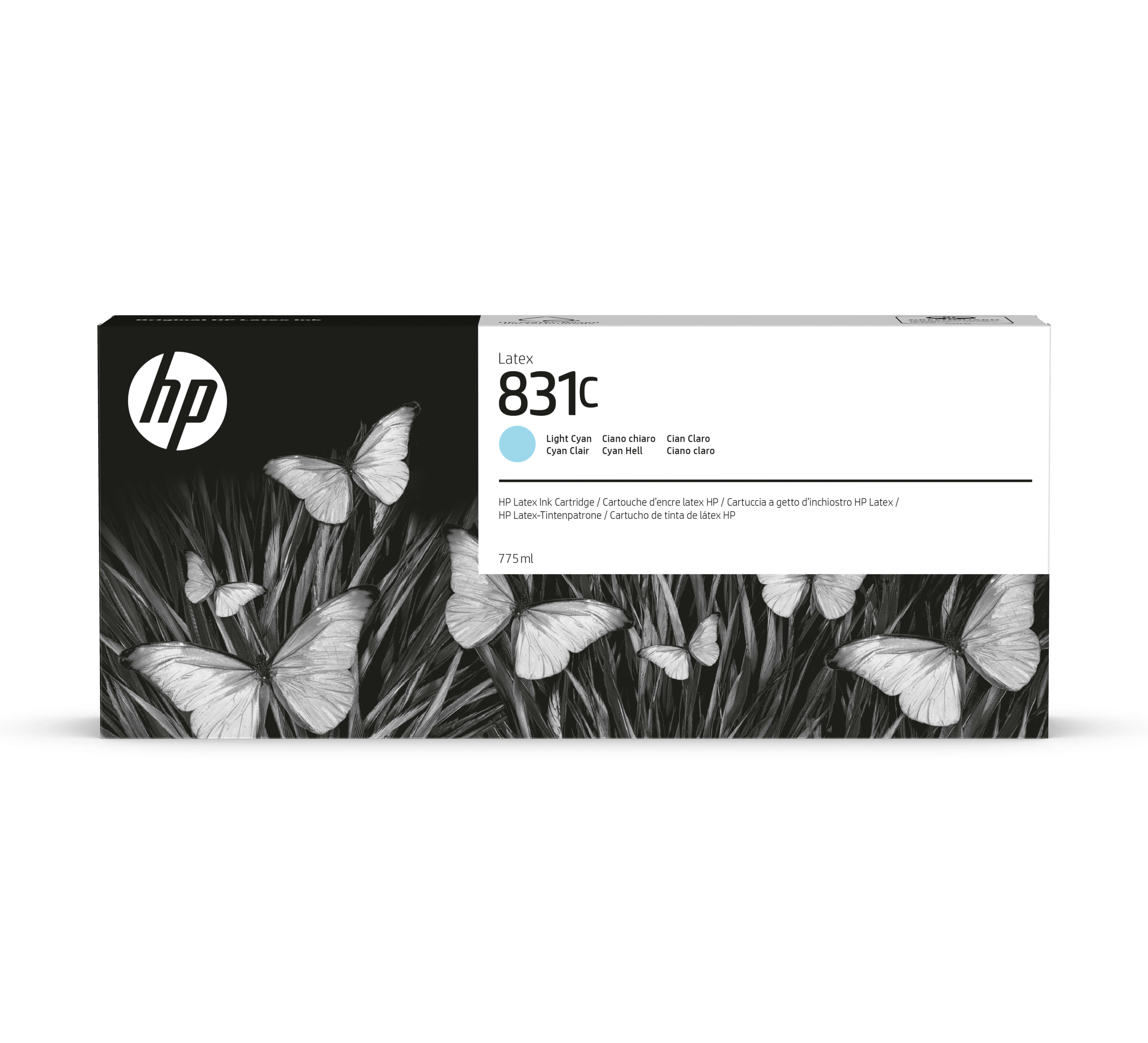 HP 831C Latex Tinte hell cyan - 775 ml