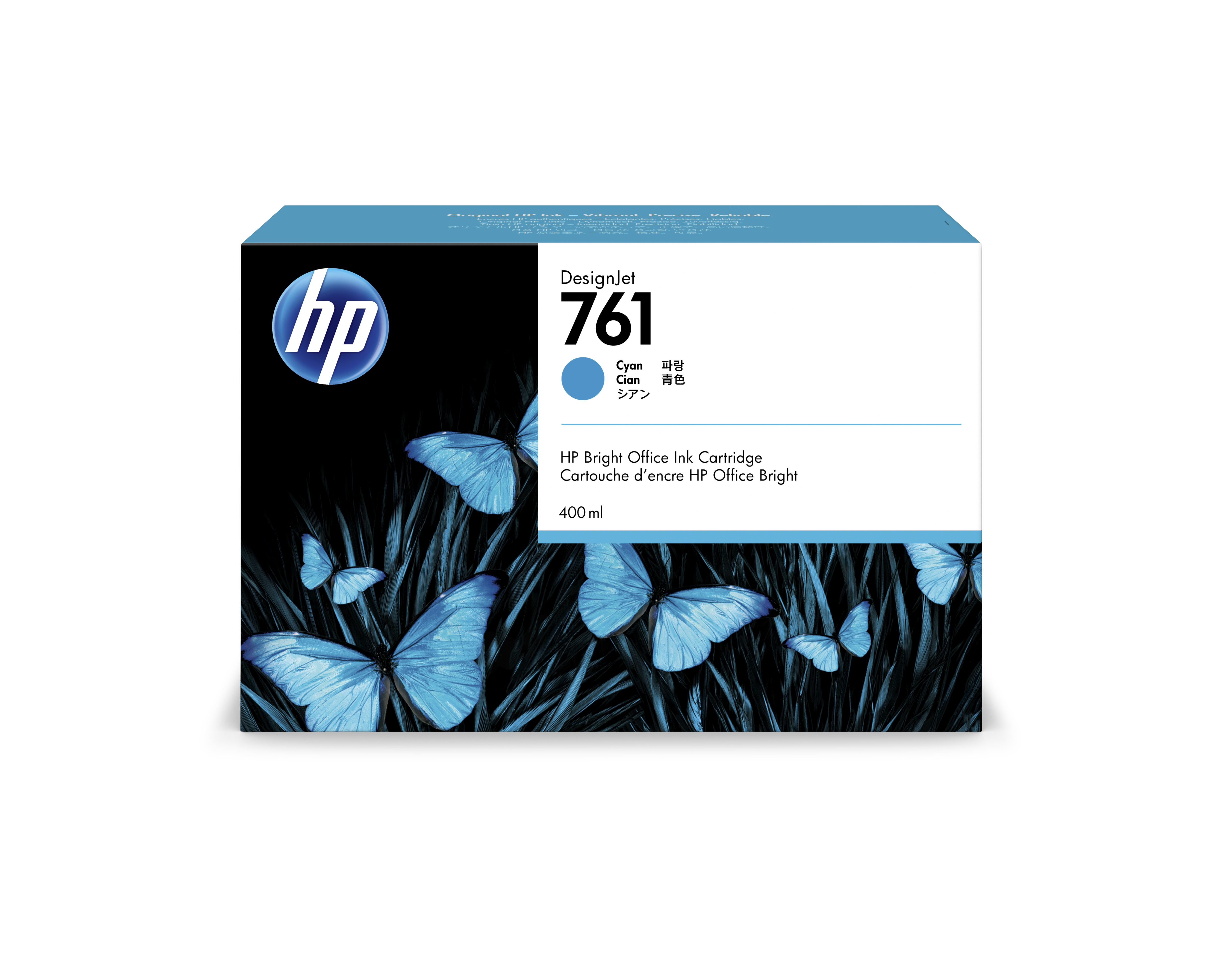 HP 761 Original Tinte cyan - 400 ml