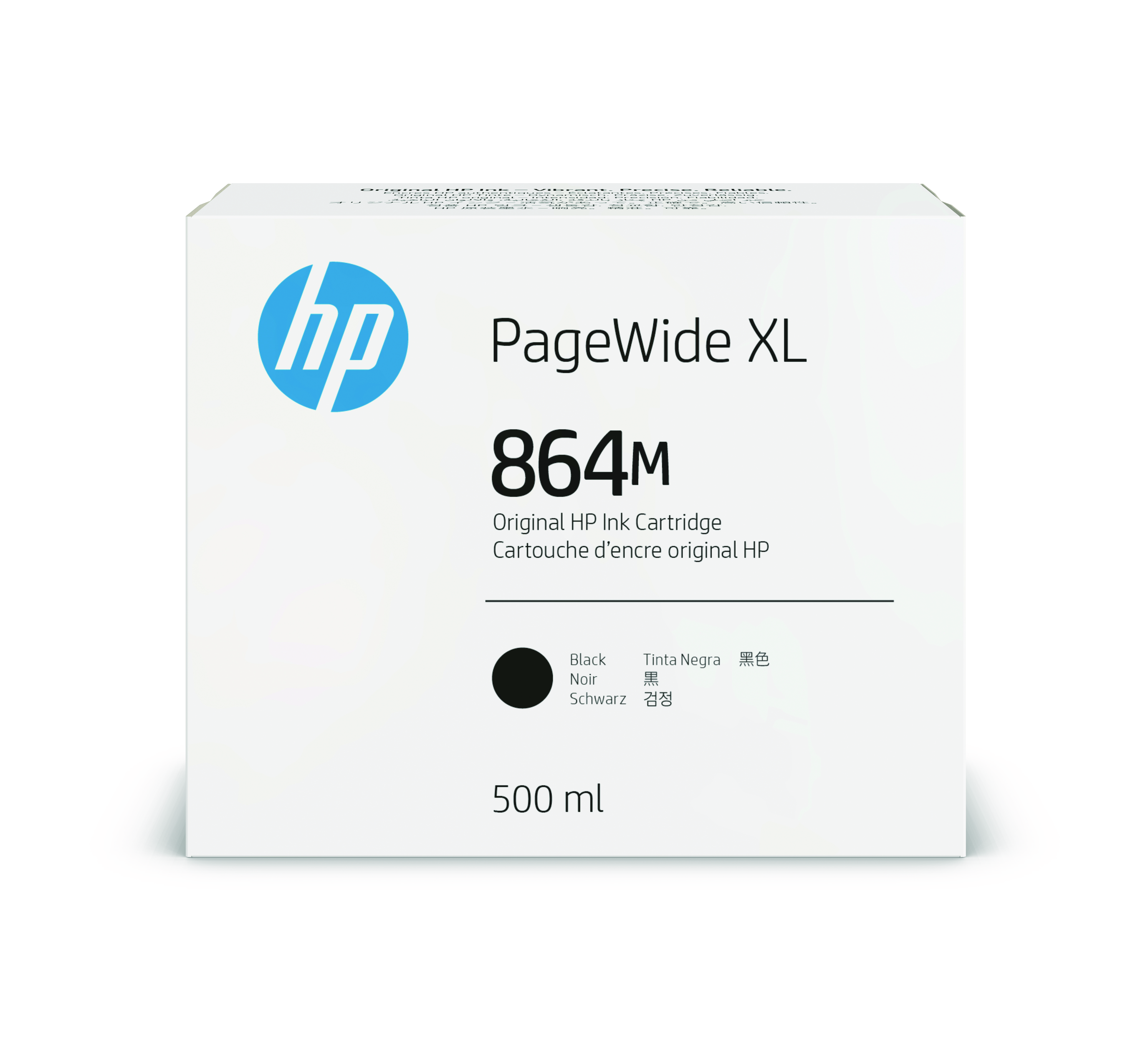 HP 864M  PageWide Tinte schwarz - 500 ml