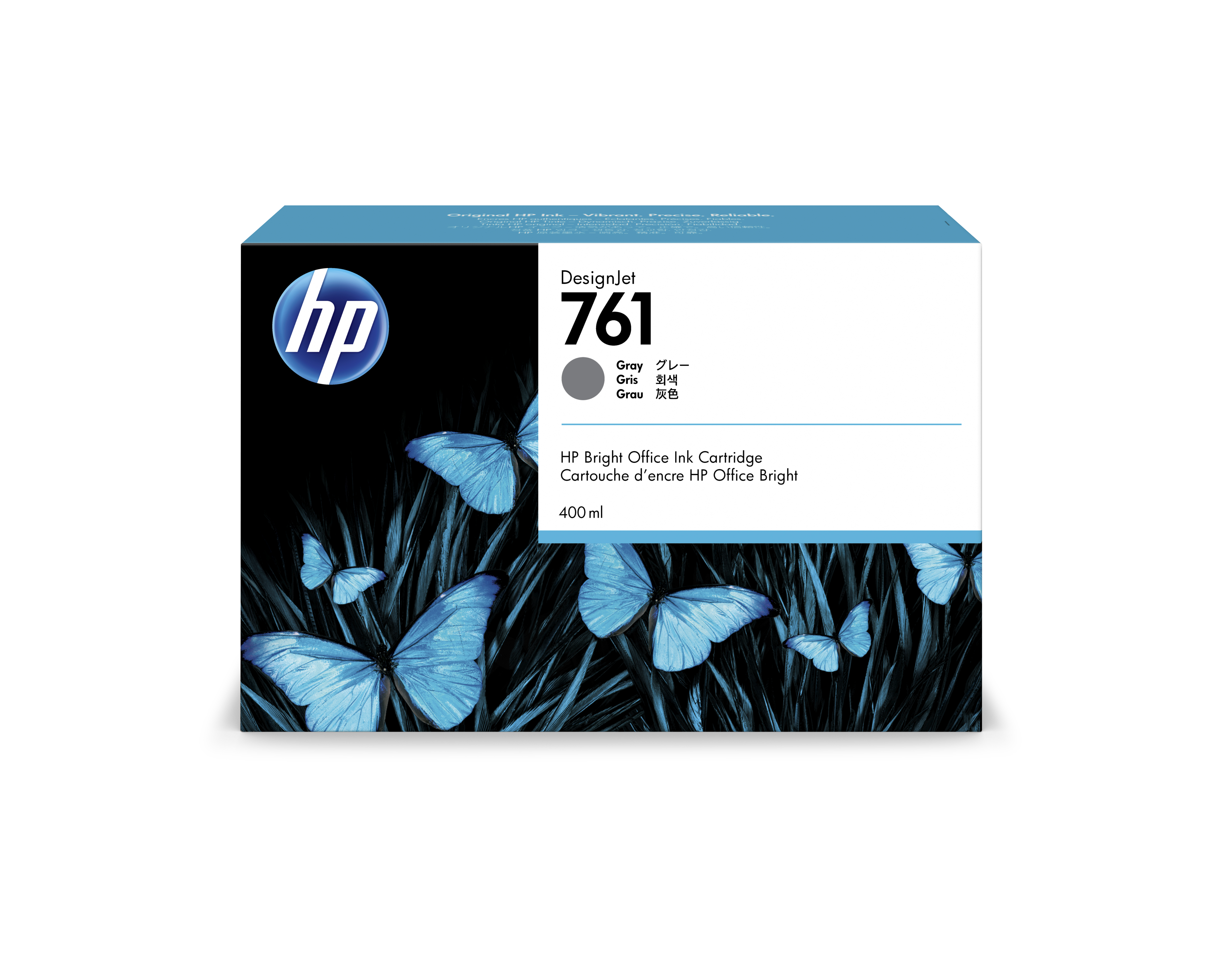 HP 761 Original Tinte grau - 400 ml