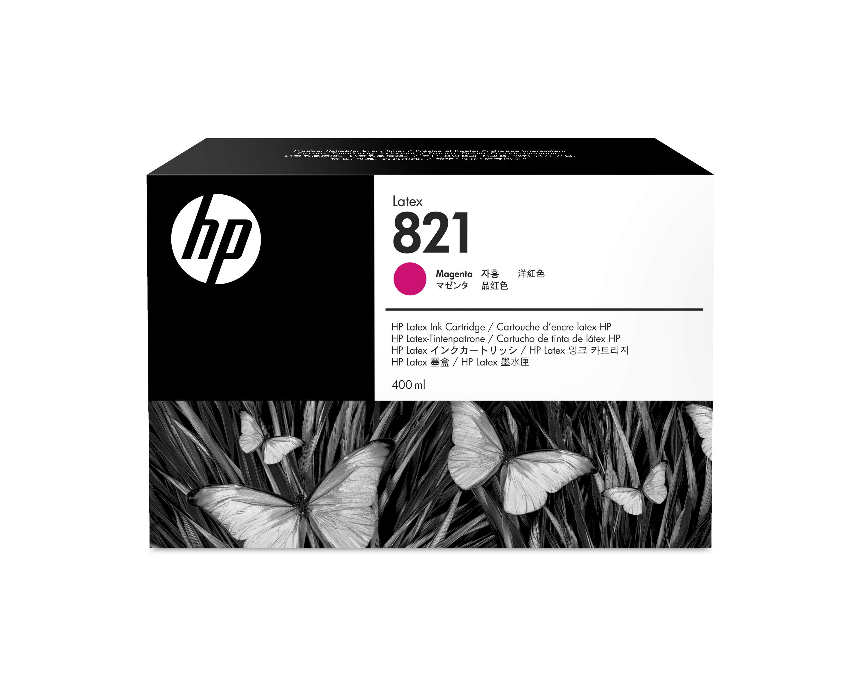 HP 821A Latex Tinte magenta - 400 ml HP 821A Latex Tinte magenta - 400 ml