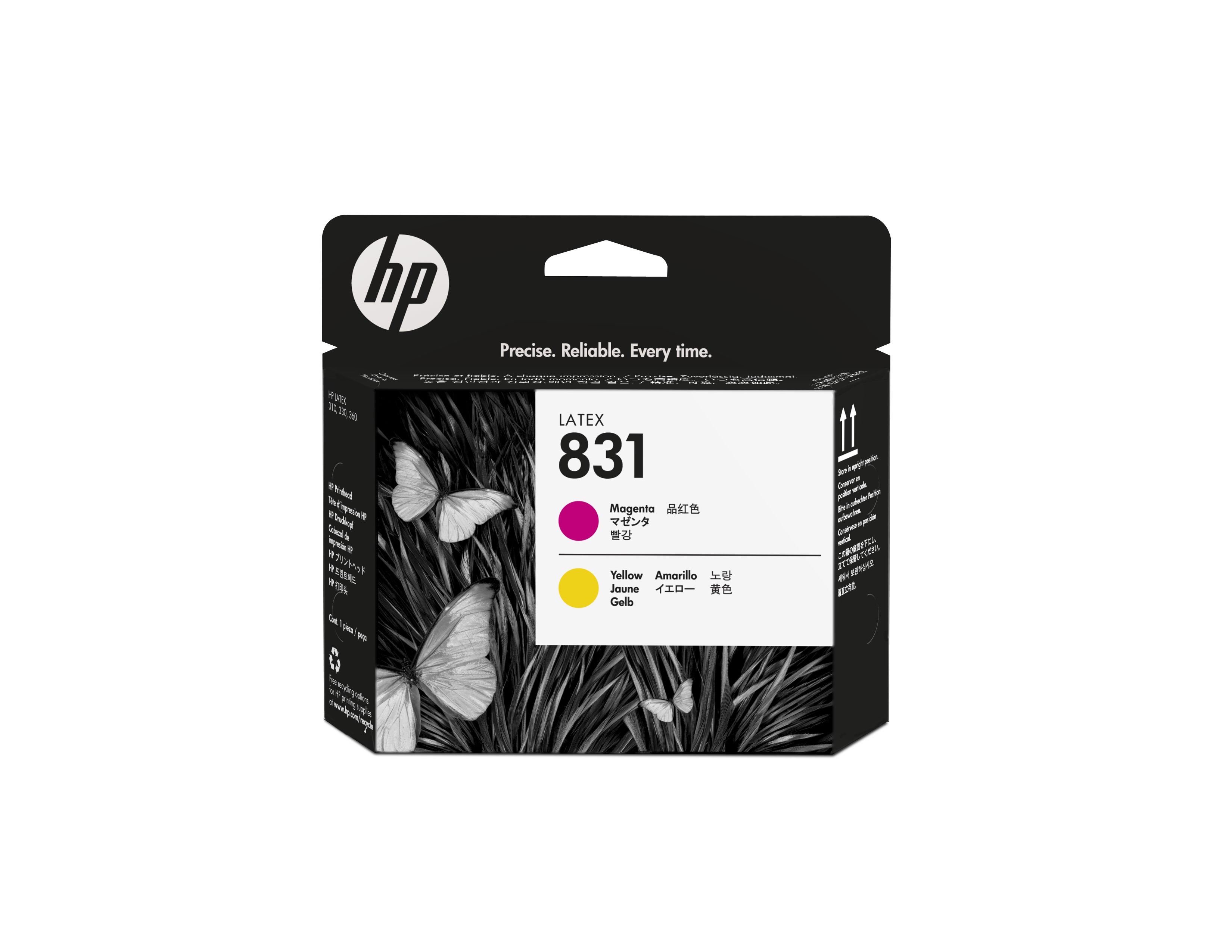 HP 831 Original Druckkopf gelb und magenta HP 831 Original Druckkopf gelb und magenta