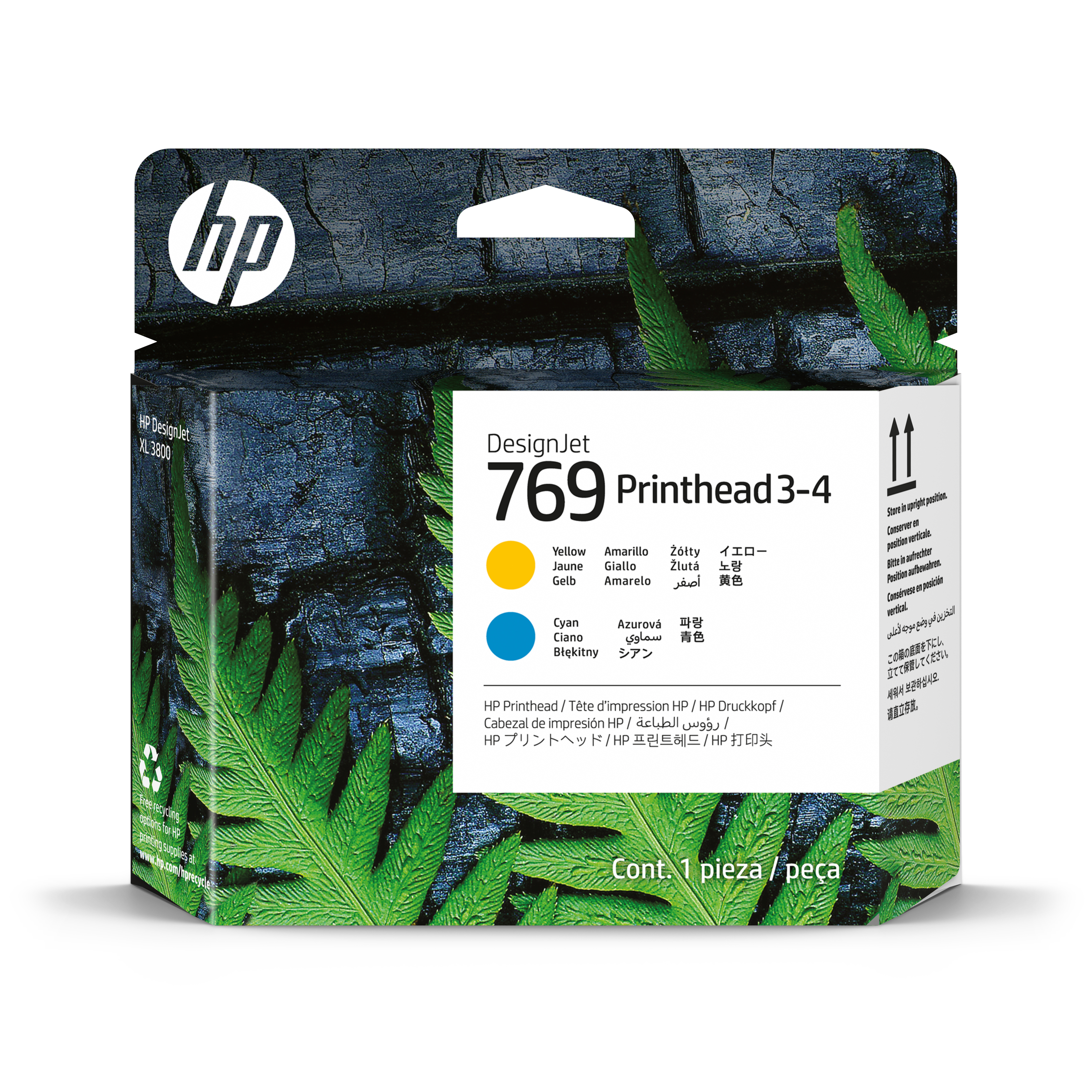 HP 769 Yellow Cyan 3-4 DesignJet Printhead 