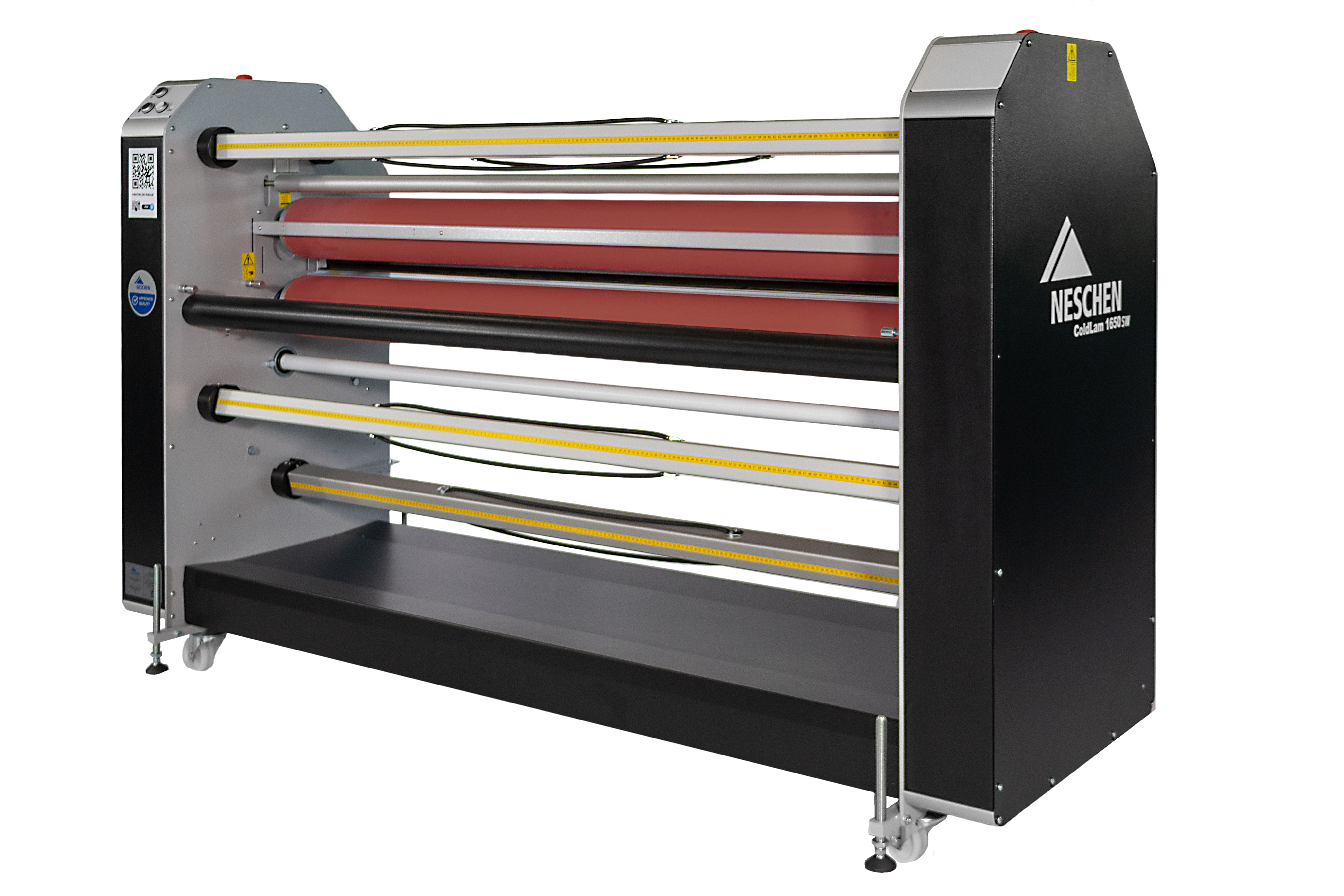 Neschen ColdLam 1650 SW SR - Kaltlaminator mit Heat-Assist, Silikonwalzen und schwenkbaren Achsen