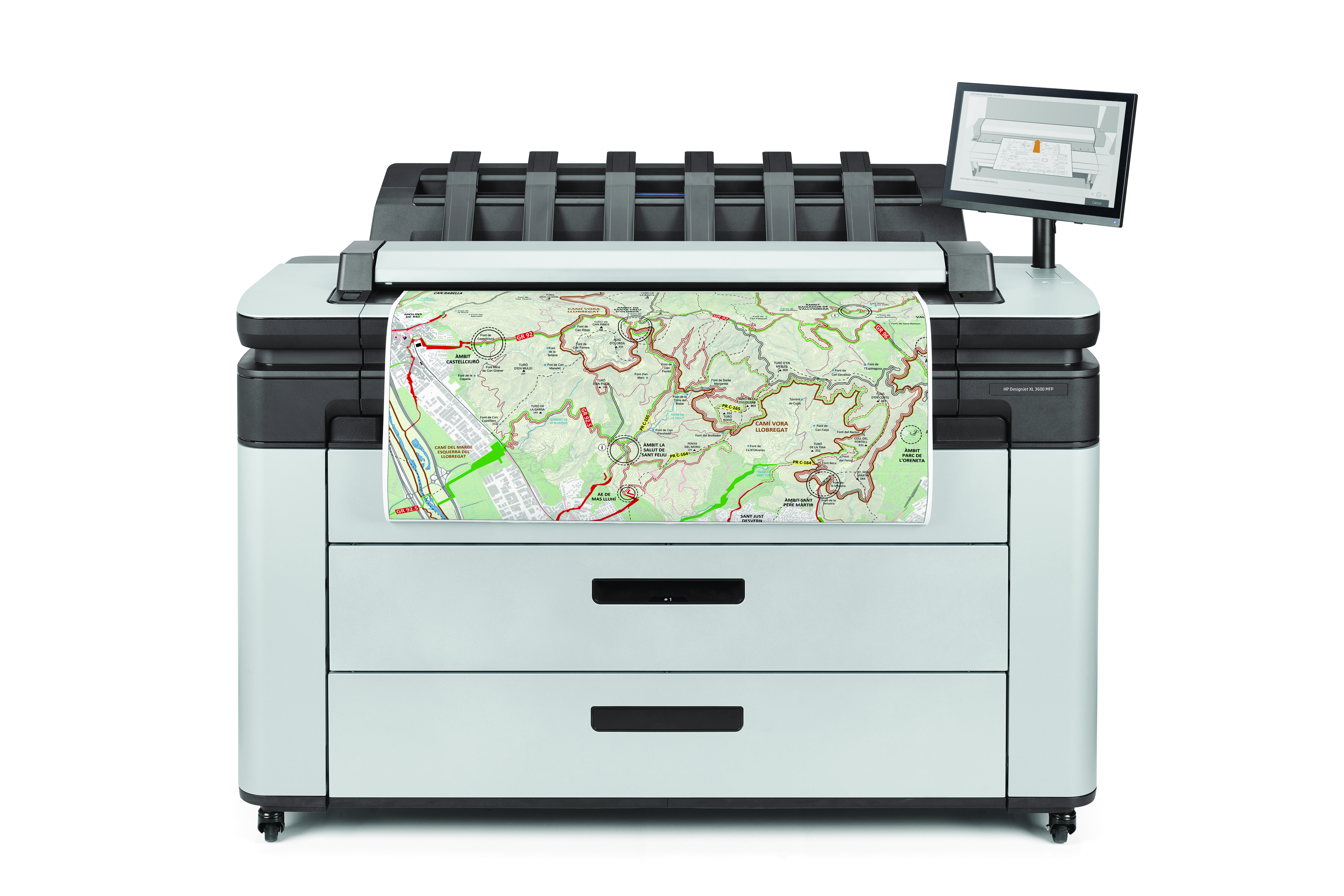 HP DesignJet XL 3600dr 36" MFP (90Tage)