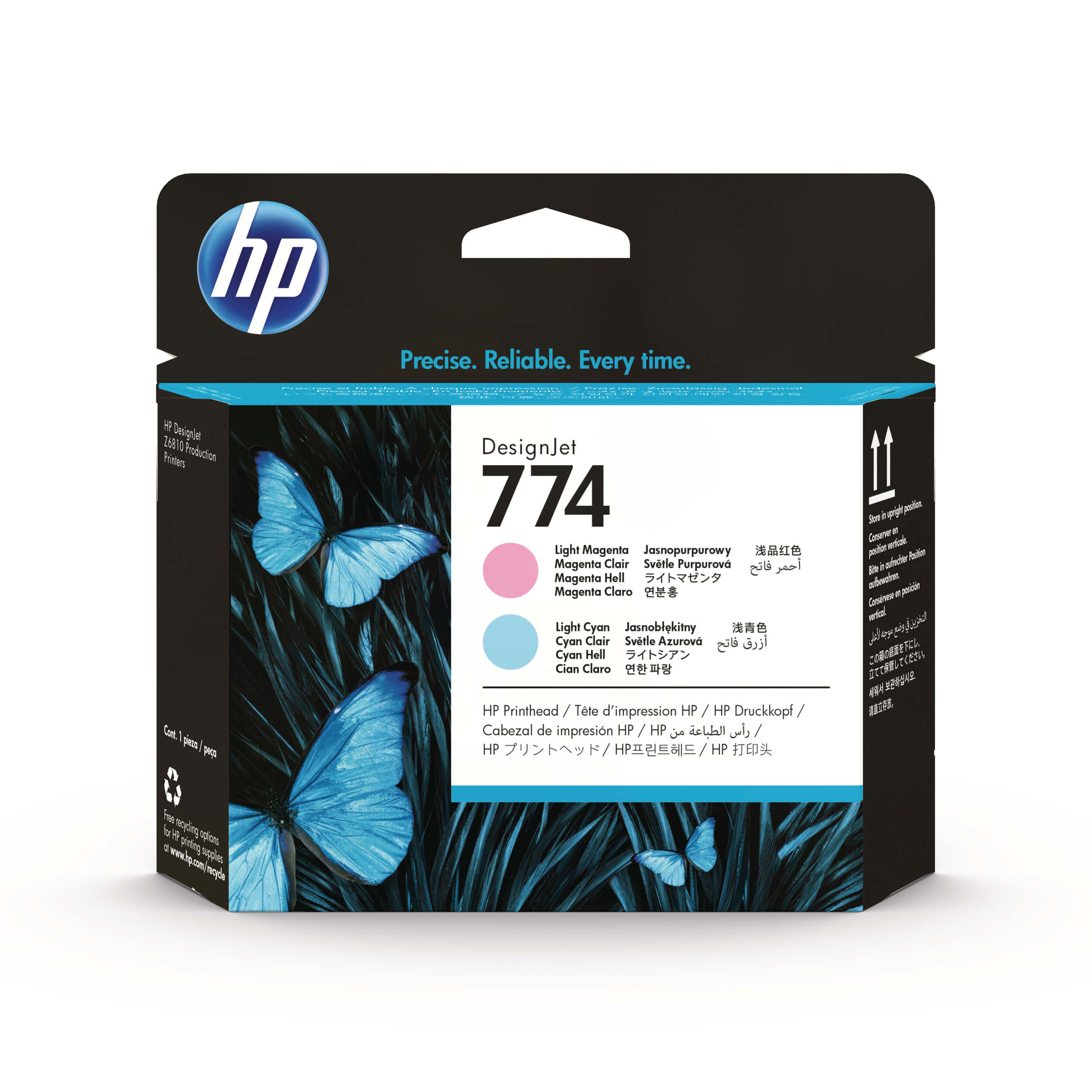 HP 774 Original Druckkopf hell magenta / hell cyan