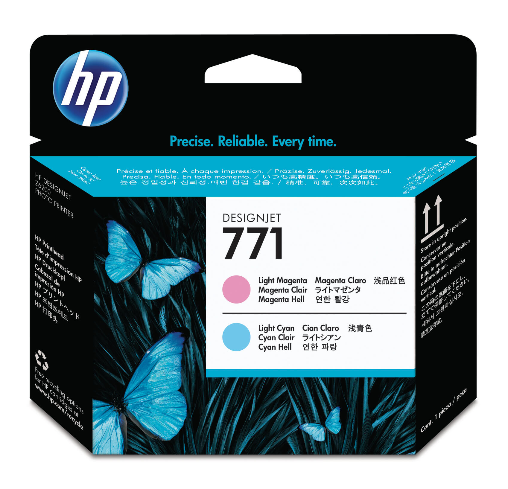 HP 771 Original Druckkopf hell magenta / hell cyan HP 771 Original Druckkopf hell magenta / hell cyan