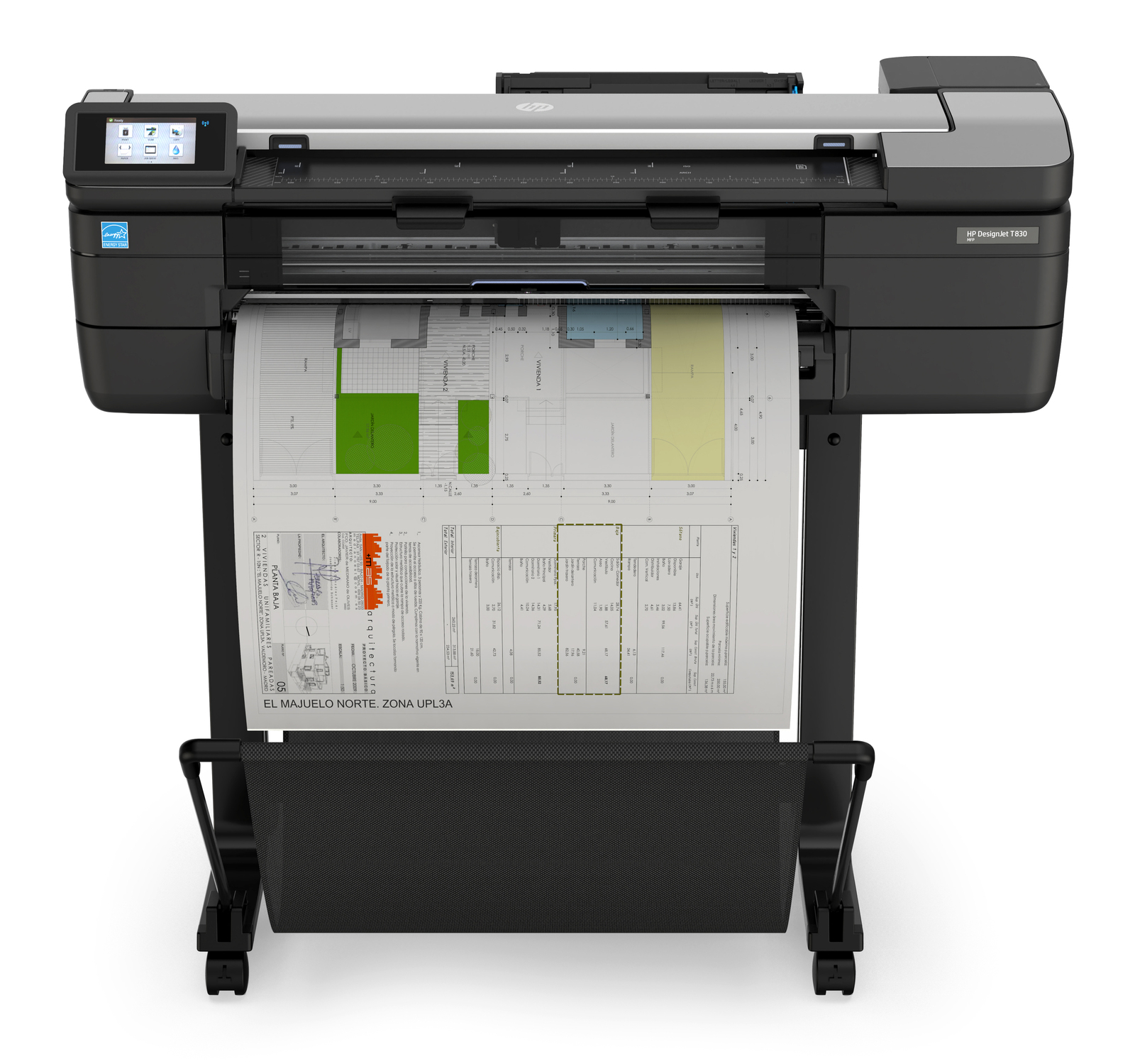 HP DesignJet T830 24-Zoll-Multifunktionsdrucker