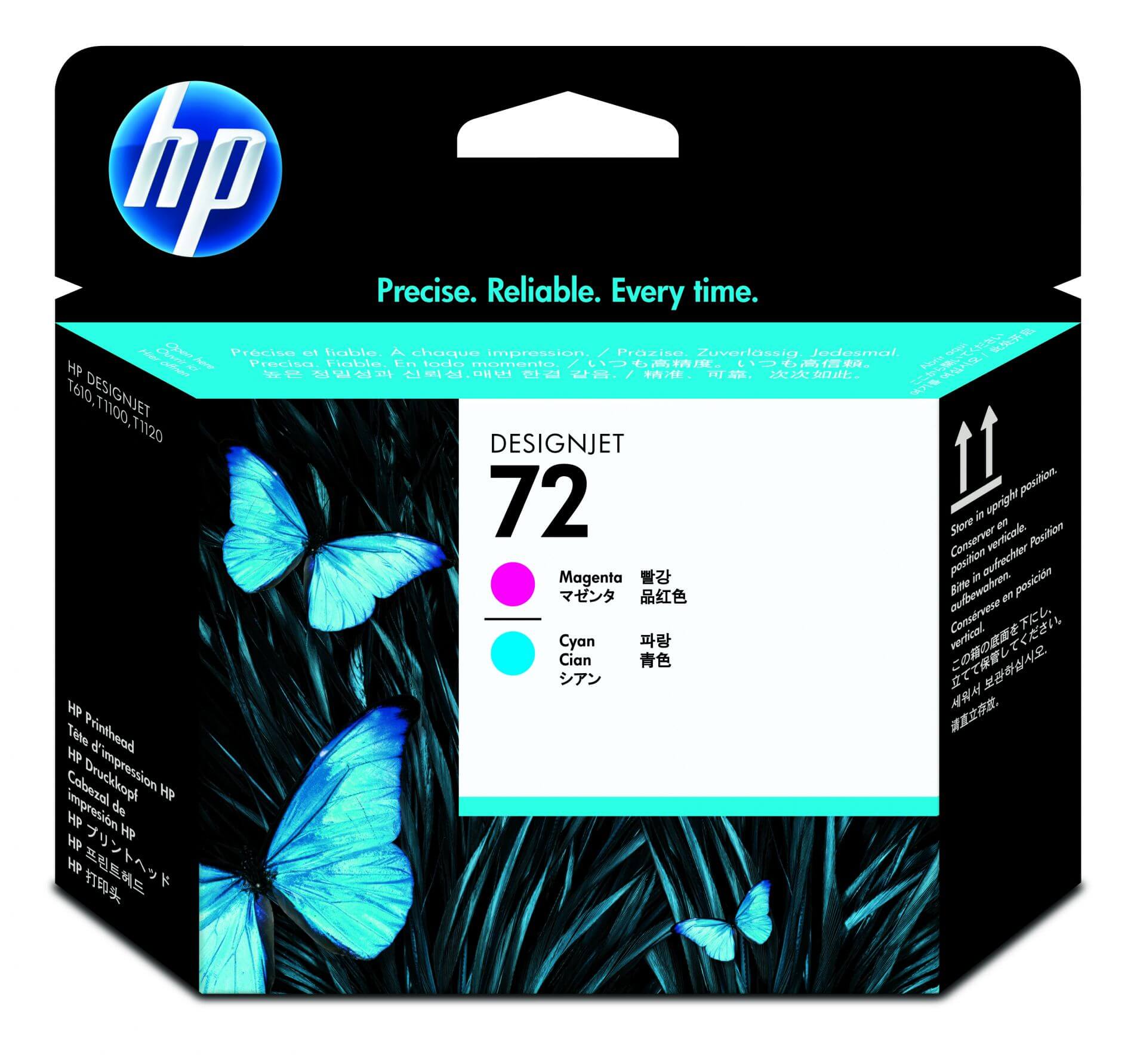 HP 72 Original Druckkopf magenta und cyan HP 72 Original Druckkopf magenta und cyan
