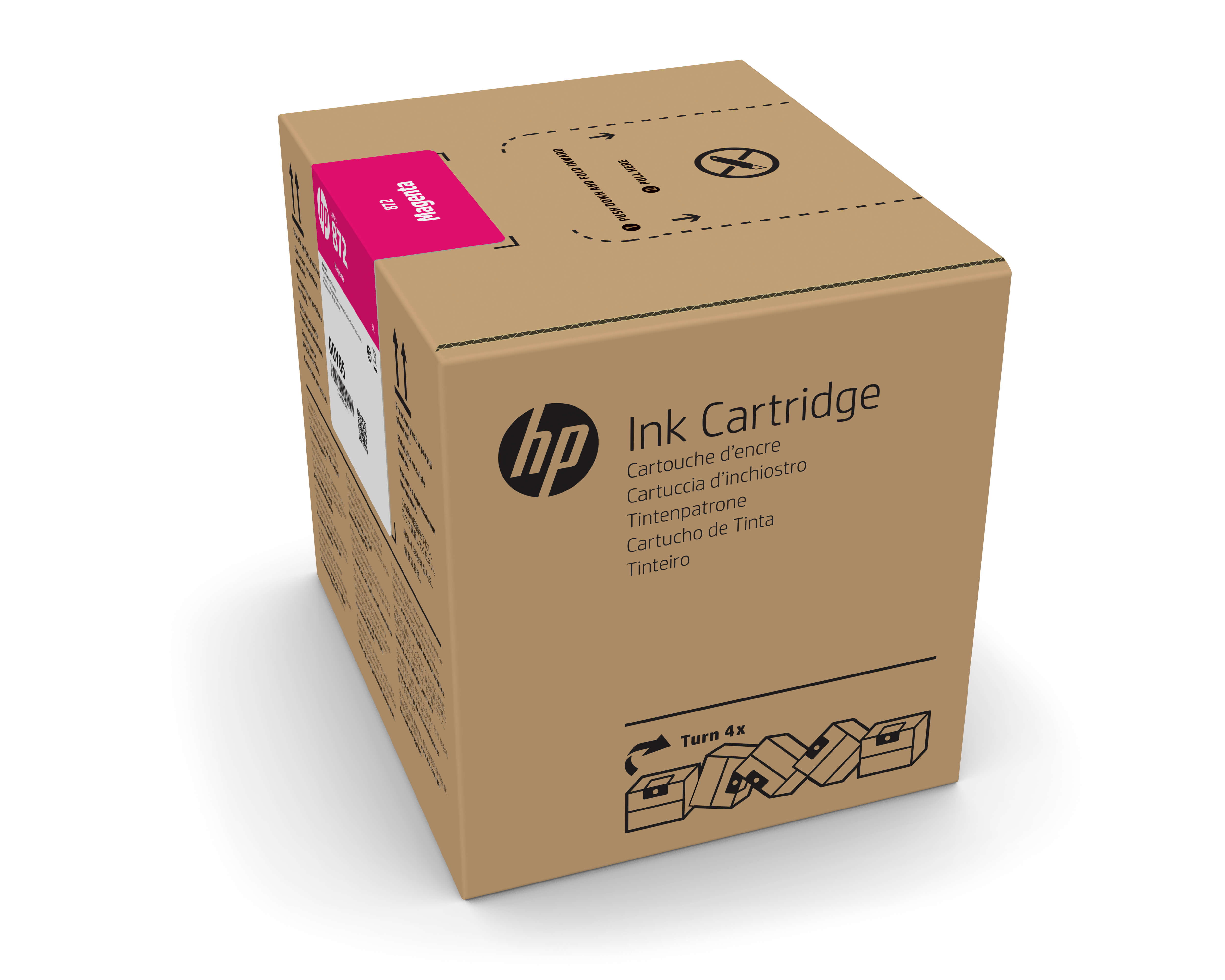 HP 872 Latex Tinte magenta - 3000 ml HP 872 Latex Tinte magenta - 3000 ml