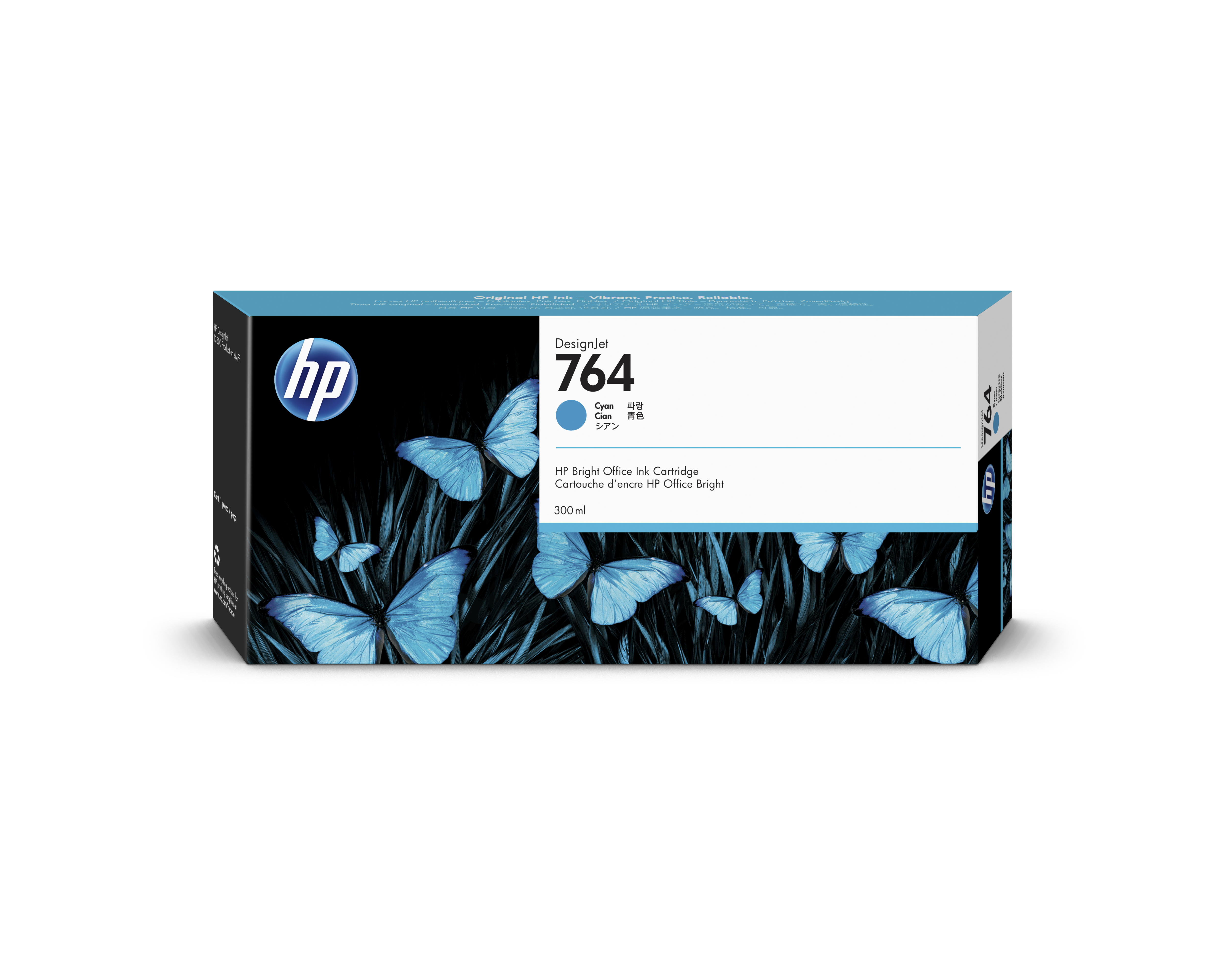 HP 764 Original Tinte cyan - 300 ml