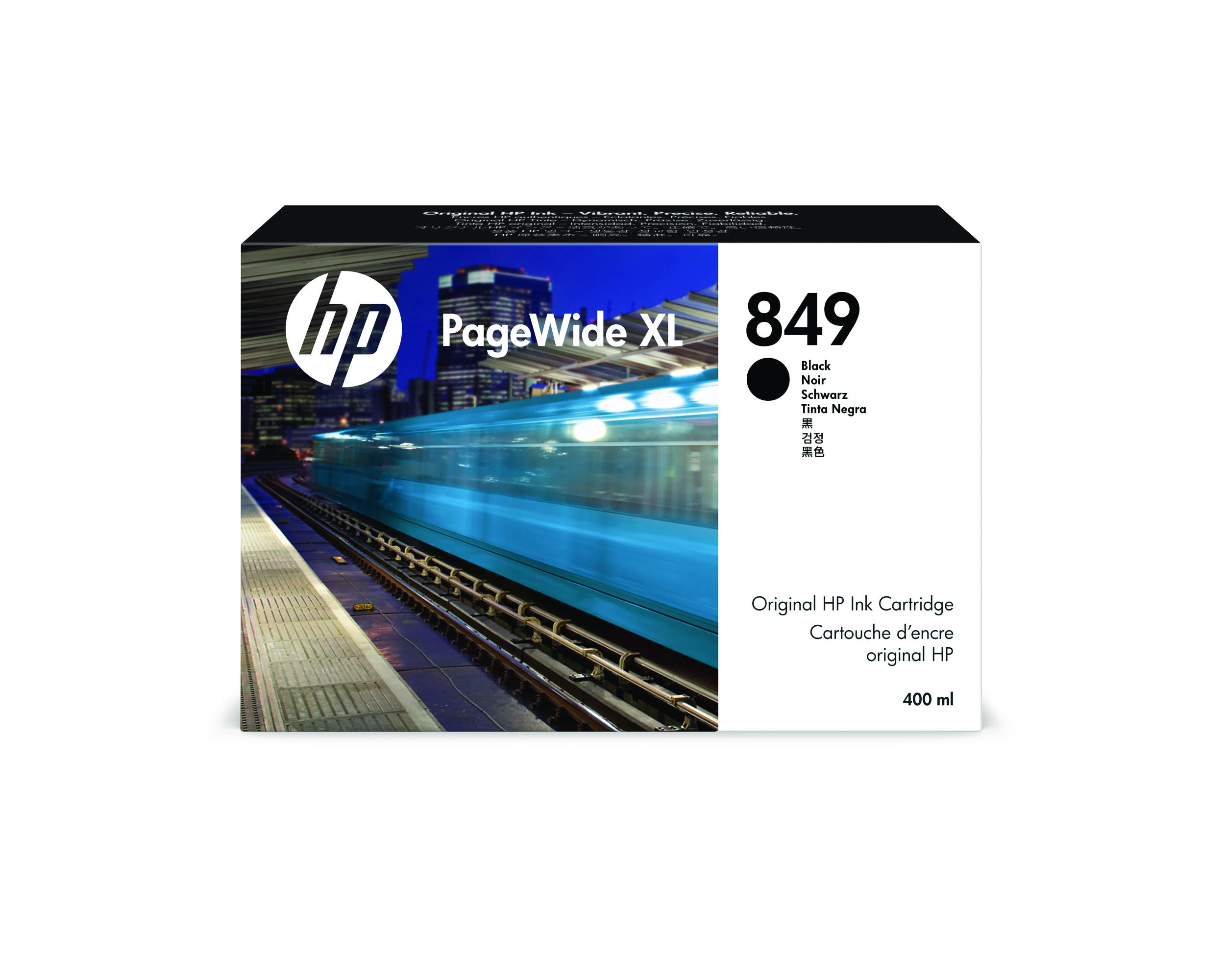 HP 849 PageWide Tinte schwarz - 400 ml