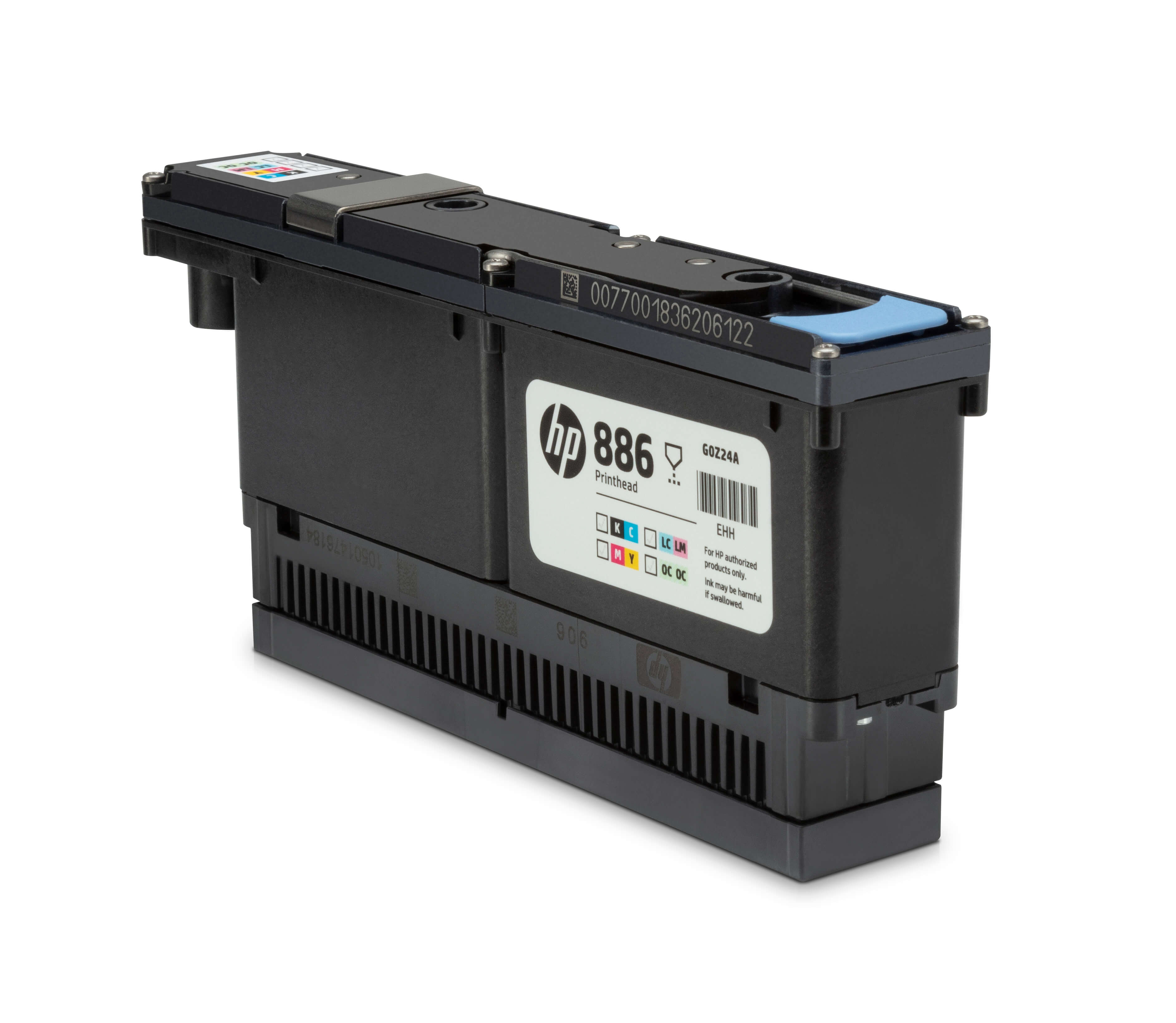 HP 886 Latex Druckkopf/Printhead farbig + Overcoat