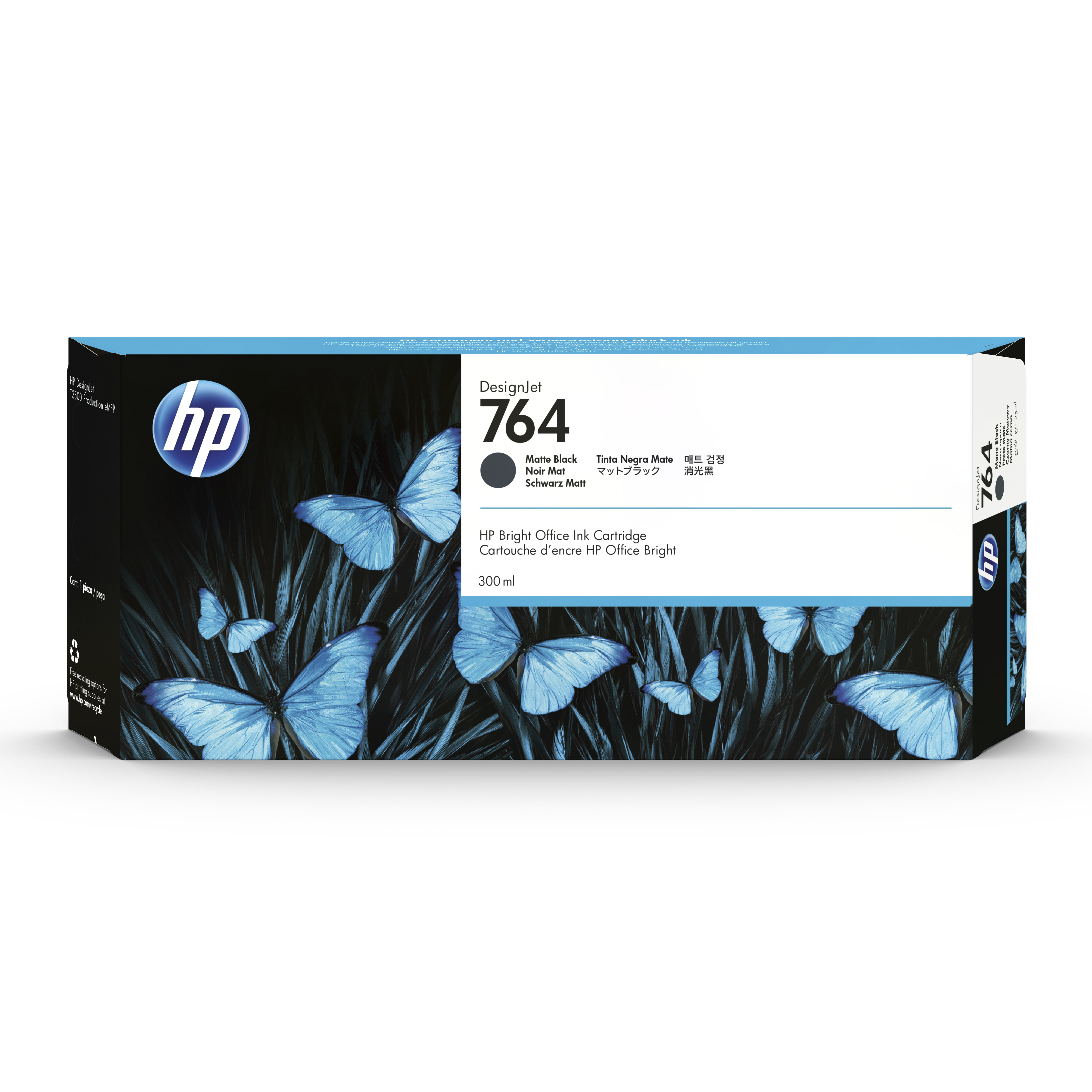 HP 764 Original Tinte matt schwarz - 300 ml