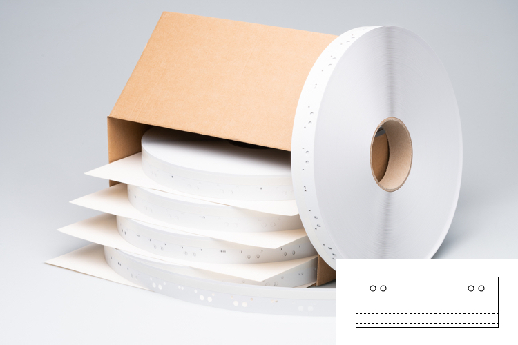 Heftstreifen für Faltmaschinen 195m mit 1700 Streifen ( VE bestehend aus 5Rollen)