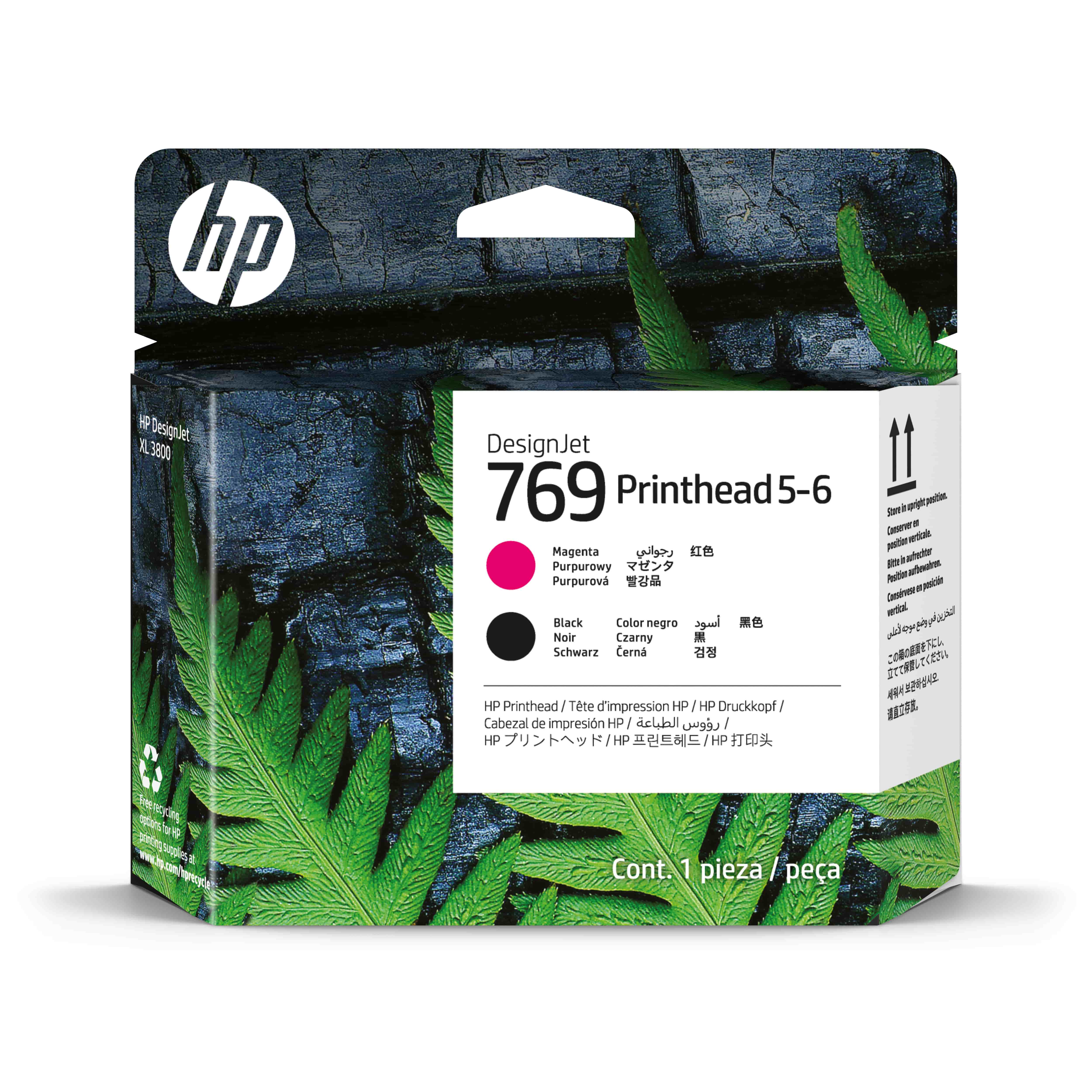 HP 769 Magenta Black 5-6 DesignJet Printhead 