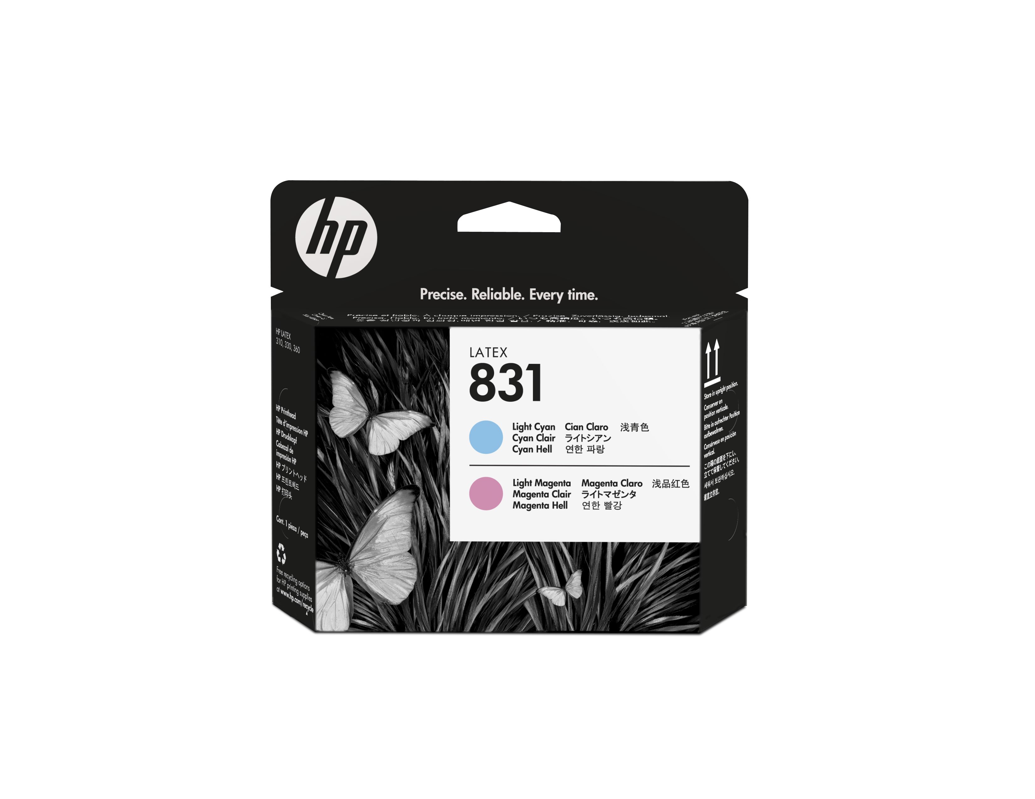 HP 831 Original Druckkopf hell cyan / hell magenta HP 831 Original Druckkopf hell cyan / hell magenta